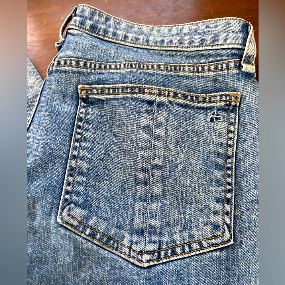 rag & bone Nina High-Rise Ankle Cigarette denim